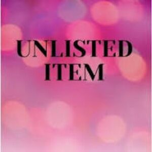 Unlisted item for live show